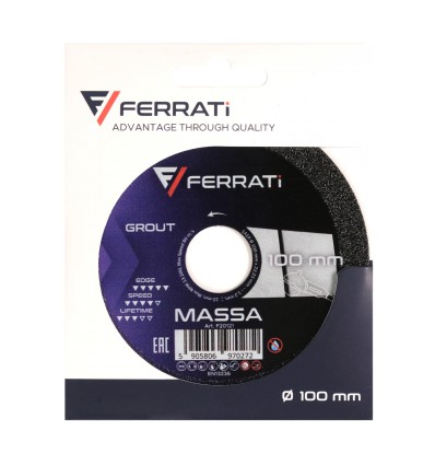 Tarcza diamentowa do fugi cementowej 100x22,23mm Ferrati Massa F20121
