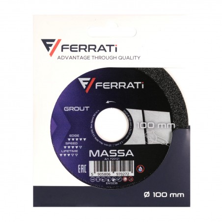 Tarcza diamentowa do fugi cementowej 100x22,23mm Ferrati Massa F20121