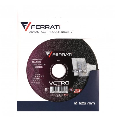 Tarcza diamentowa do kamienia, szkła i ceramiki100x22,23mm Ferrati Vetro F20122