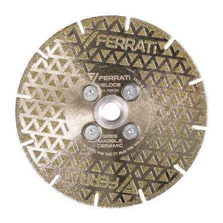Tarcza diamentowa do kamienia i ceramiki 125x22,23mm Ferrati Veloce F20124