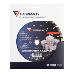 Tarcza diamentowa do betonu 230x22,23mm Ferrati Performante F20150