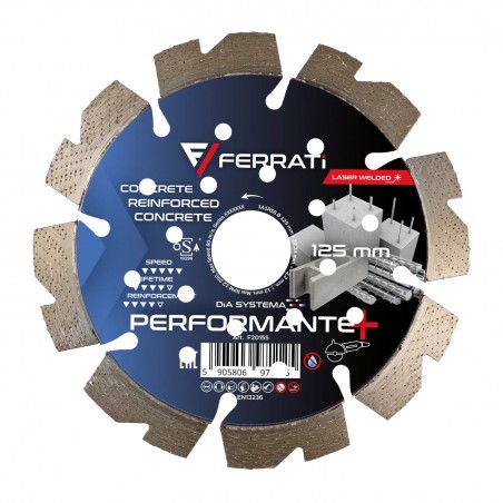 Tarcza diamentowa do betonu 125x22,23mm Ferrati Performante+ f20155
