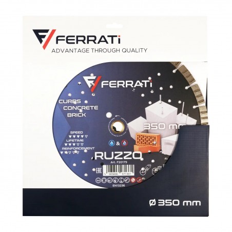 Tarcza diamentowa do betonu 350x25,4mm Ferrati Ruzzo f20179