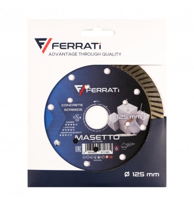 Tarcza diamentowa do betonu 125x22,23mm Ferrati Masetto F20181