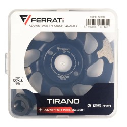 Tarcza diamentowa garnkowa do betonu 125x22,23mm/M14 Ferrati Tirani F20185