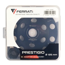 Tarcza diamentowa garnkowa do betonu 125x22,23mm/M14 Ferrati Prestigo F20188