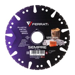 Tarcza diamentowa  do betonu 125x22,23mm Ferrati Sempre F20192