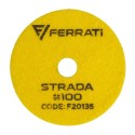 Pad polerski do kamienia i ceramiki 100x16mm №100 Ferrati Velcro F20135