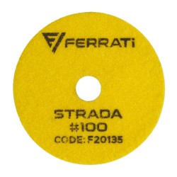 Pad polerski do kamienia i ceramiki 100x16mm №100 Ferrati Velcro F20135