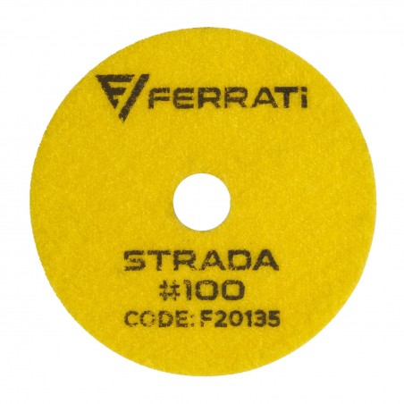 Pad polerski do kamienia i ceramiki 100x16mm №100 Ferrati Velcro F20135
