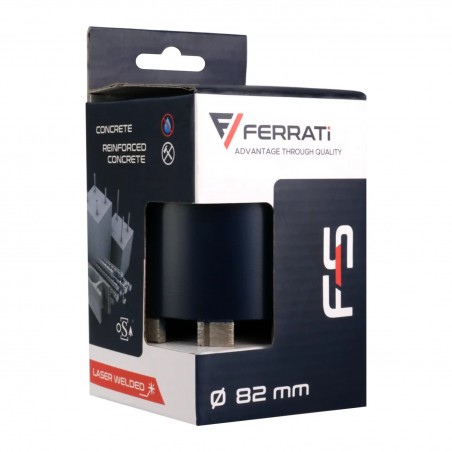 Wiertło diamentowe  do betonu 82mm x SDS+ Ferrati F-S F40154