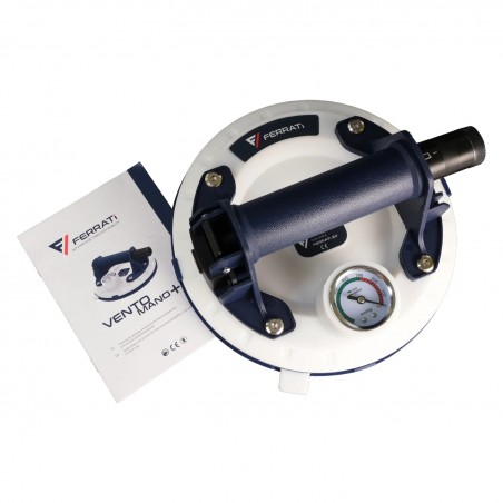 Przyssawka akumulatorowa z manometrem 3,7V 200kg Ferrati VentoMano F10110