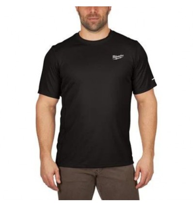 Koszulka robocza z krótkim rękawkiem M Milwaukee WWSSBL czarna