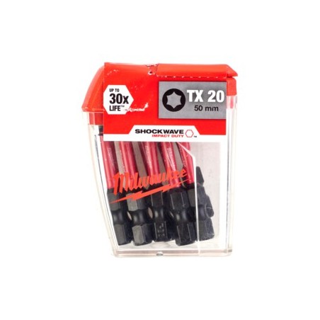 Bit udarowy 50 mm TX 30 Shockwave Impact Duty Milwaukee