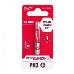 Bit udarowy 50 mm PH3 Shockwave Heavy Duty Milwaukee