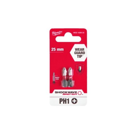 KOŃCÓWKI WKRĘTAKOWE PHILLIPS PH1 - 25 SZTUK