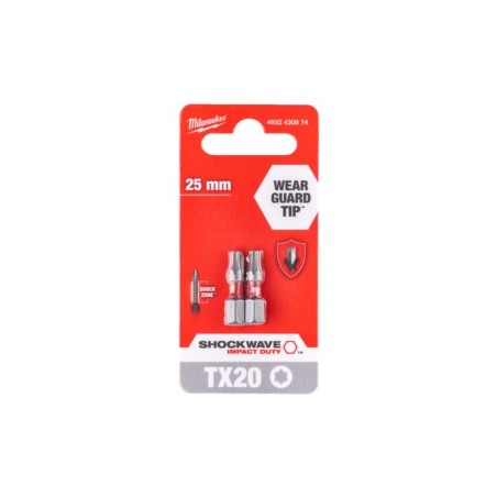 Bit udarowy 50 mm TX 30 Shockwave Impact Duty Milwaukee
