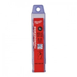 Wiertło do metalu 75x117x8mm HSS-G Milwaukee Thunderweb  5 szt