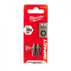 Bit udarowy 25 mm TX20 Shockwave Impact Duty Milwaukee 2szt