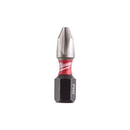 Bity udarowe PH2 x 25 mm Milwaukee Shockwave 25 szt
