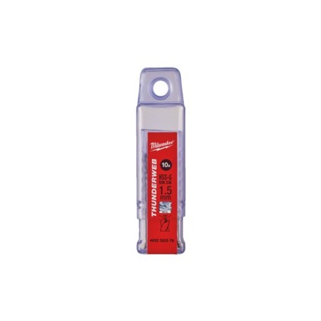 WIERTŁA DO METALU Ø DO 5 MM - 10 SZTUK  HSS-R - DIN 338