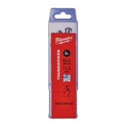 WIERTŁA DO METALU Ø DO 5 MM - 10 SZTUK  HSS-R - DIN 338