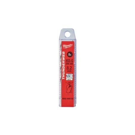 WIERTŁA DO METALU Ø DO 5 MM - 10 SZTUK  HSS-R - DIN 338