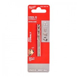 WIERTŁA DO METALU Ø DO 5 MM - 10 SZTUK  HSS-R - DIN 338