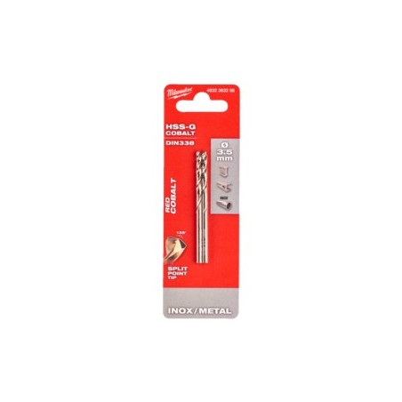 WIERTŁA DO METALU Ø DO 5 MM - 10 SZTUK  HSS-R - DIN 338