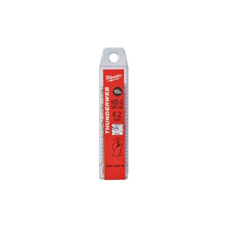 Wiertło do metalu 63x101x6.2mm HSS-G Milwaukee Thunderweb 10szt