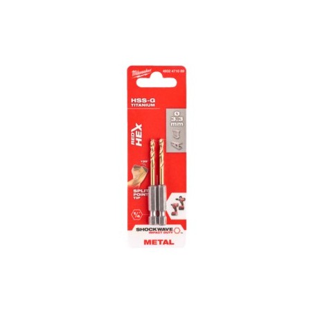 Wiertło do metalu 24x67x3.3mm HSS-G Milwaukee Thunderweb 2szt