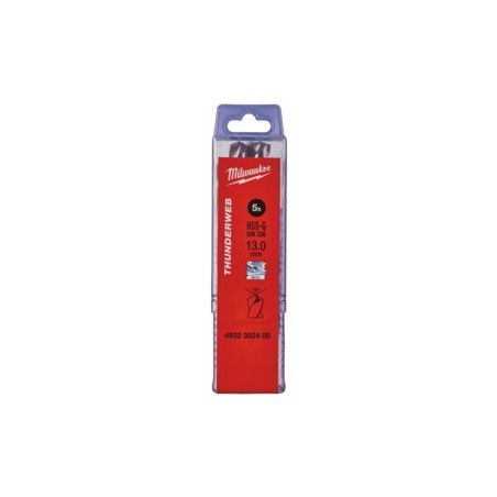 Wiertło do metalu 101x151x13mm HSS-G Milwaukee Thunderweb 5szt