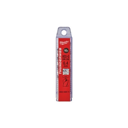 Wiertło do metalu 63x101x6.4mm HSS-G Milwaukee Thunderweb 10szt