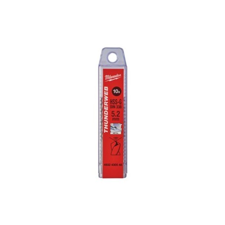Wiertło do metalu 52x86x5,2mm HSS-G Milwaukee Thunderweb 10szt