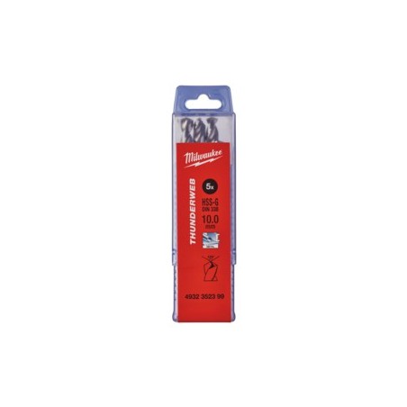 Wiertło do metalu 87x133x10mm HSS-G Milwaukee Thunderweb 10szt