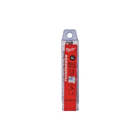 Wiertło do metalu 69x109x7.5mm HSS-G Milwaukee Thunderweb 5szt