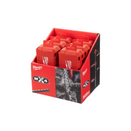 WIERTŁA Ø5 MM SDS-PLUS MILWAUKEE RX4 - 4 OSTRZOWE
