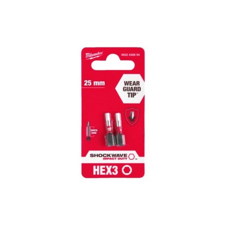 Bit udarowy Torx TX10 50 mm Milwaukee Shockwave Impact Duty