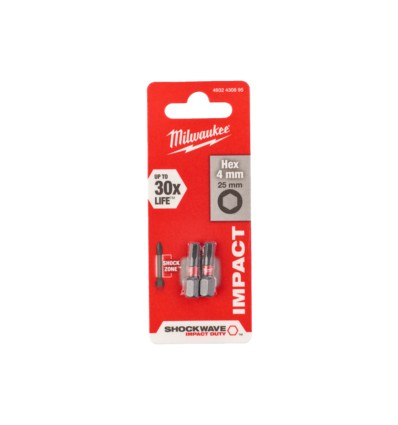 Bit udarowy Torx TX10 50 mm Milwaukee Shockwave Impact Duty