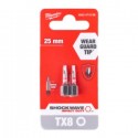 Bit udarowy Torx TX10 50 mm Milwaukee Shockwave Impact Duty
