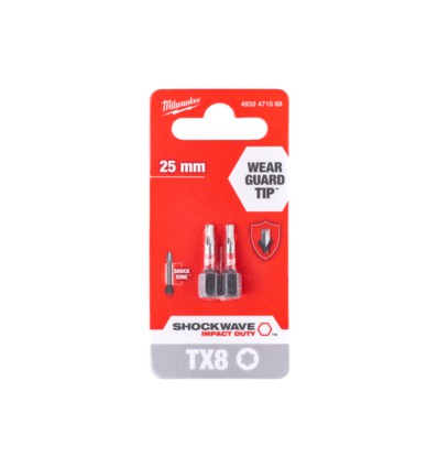 Bit udarowy Torx TX10 50 mm Milwaukee Shockwave Impact Duty