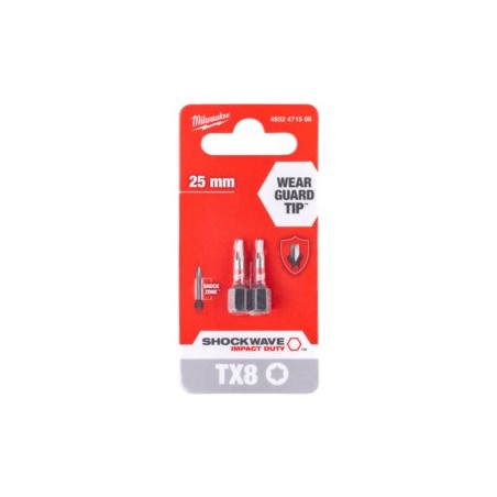 Bit udarowy Torx TX10 50 mm Milwaukee Shockwave Impact Duty