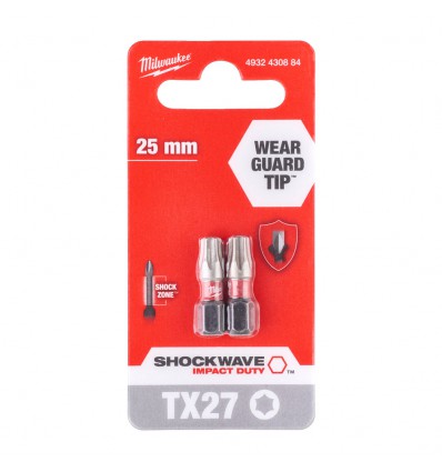 Bit udarowy Torx TX10 50 mm Milwaukee Shockwave Impact Duty