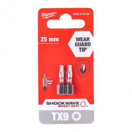 Bit udarowy Torx TX10 50 mm Milwaukee Shockwave Impact Duty