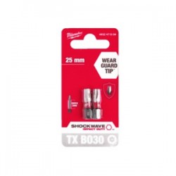 Bit udarowy TX BO30 25mm Milwaukee Shockwave Impact Duty 2 szt