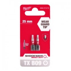 Bit udarowy Torx TX10 50 mm Milwaukee Shockwave Impact Duty