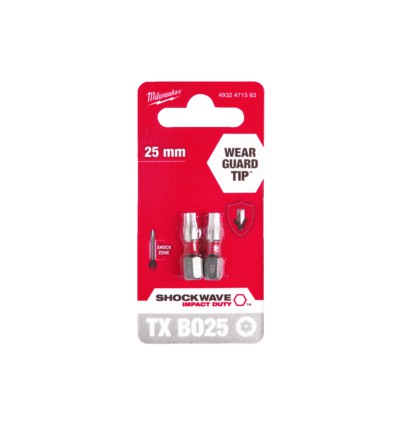 Bit udarowy Torx TX10 50 mm Milwaukee Shockwave Impact Duty