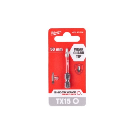 Bit udarowy Torx TX10 50 mm Milwaukee Shockwave Impact Duty