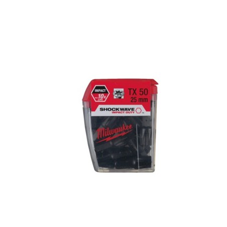 Bit udarowy Torx TX10 50 mm Milwaukee Shockwave Impact Duty