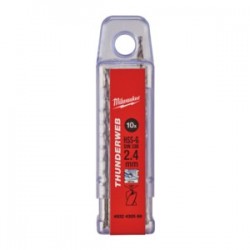WIERTŁA DO METALU Ø DO 5 MM - 10 SZTUK  HSS-R - DIN 338